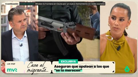 La periodista ha acompa&ntilde;ado a un grupo de ceut&iacute;es que se dedican a patrullar por la ciudad buscando inmigrantes que, en su opini&oacute;n, no merecen estar en la ciudad. Su presencia genera opiniones variadas entre los ciudadanos. 