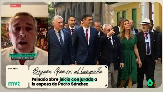 Miguel &Aacute;ngel Campos valora en M&aacute;s Vale Tarde la apertura de juicio oral a Bego&ntilde;a G&oacute;mez por parte del juez Peinado y defiende que el jurado popular es "una garant&iacute;a" para la mujer de Pedro S&aacute;nchez.