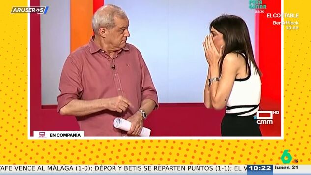 El inesperado 'zasca' de un espectador a Ram&oacute;n Garc&iacute;a tras llamar para regalar un jam&oacute;n: "T&oacute;came los cojones"