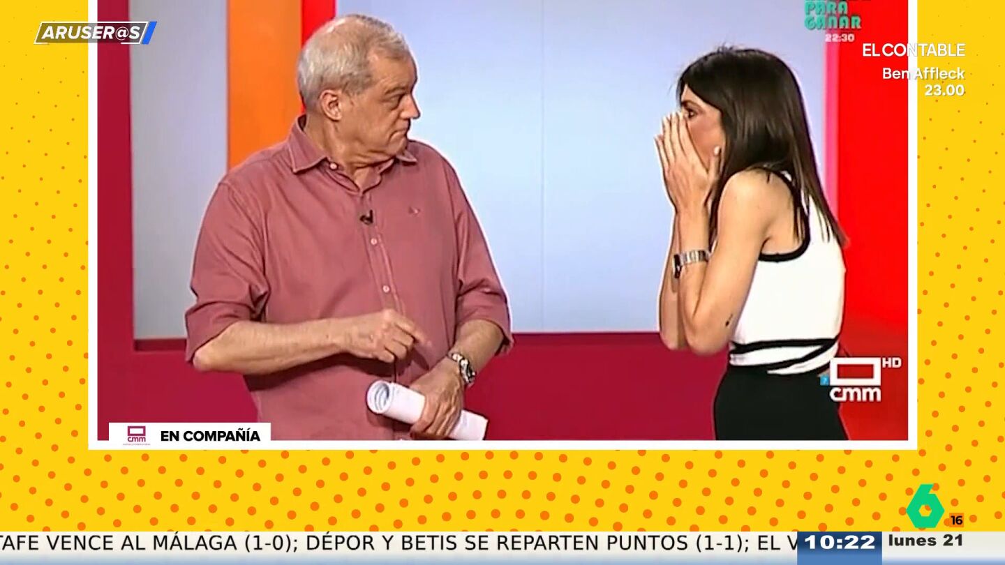 El inesperado 'zasca' de un espectador a Ram&oacute;n Garc&iacute;a tras llamar para regalar un jam&oacute;n: "T&oacute;came los cojones"
