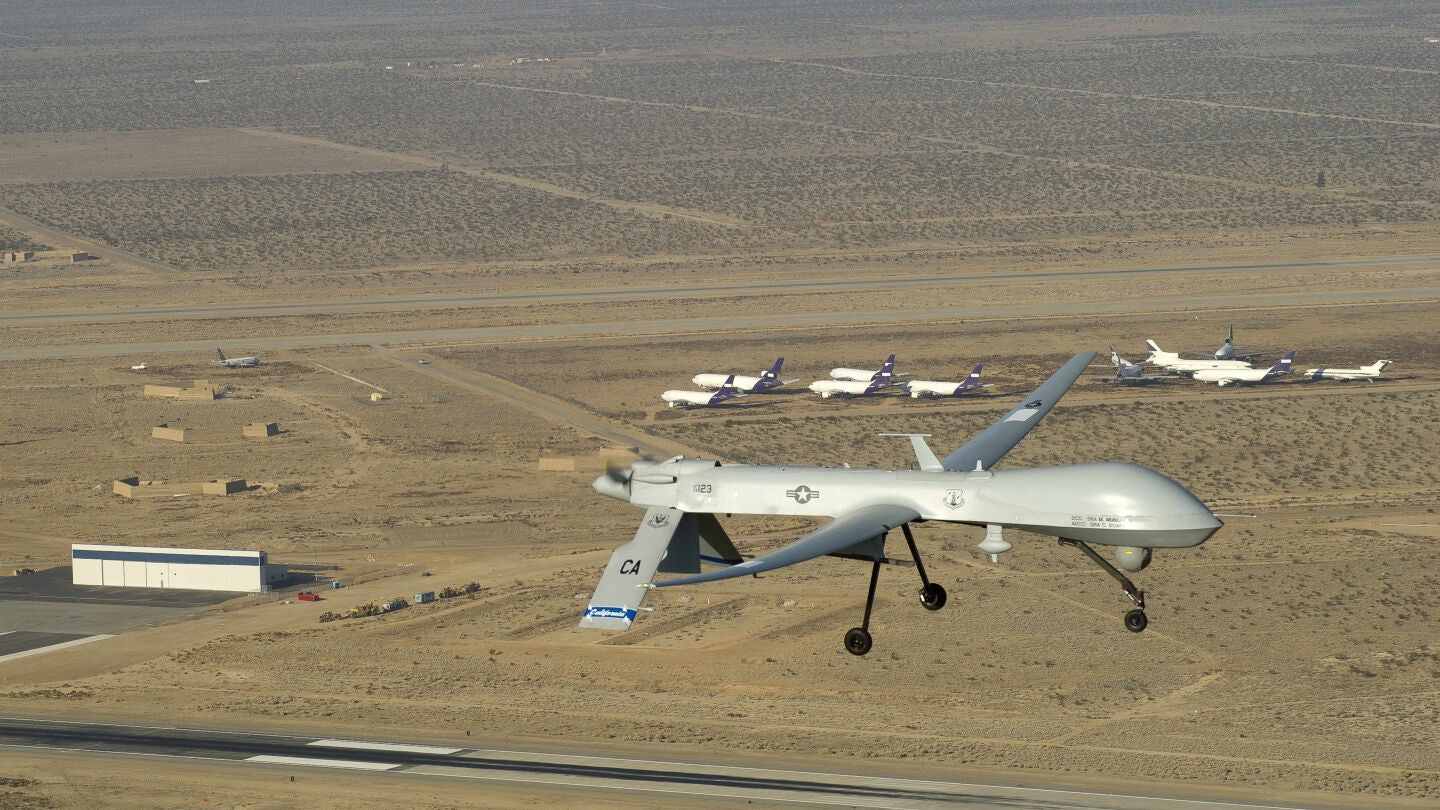 Un dron 'Predator' de Estados Unidos en una imagen de archivo de 2012