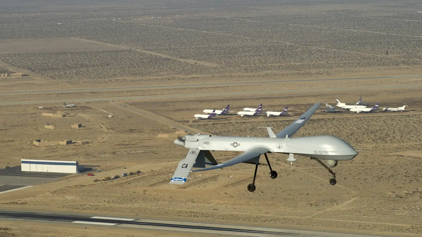 Un dron 'Predator' de Estados Unidos en una imagen de archivo de 2012 Un dron 'Predator' de Estados Unidos en una imagen de archivo de 2012