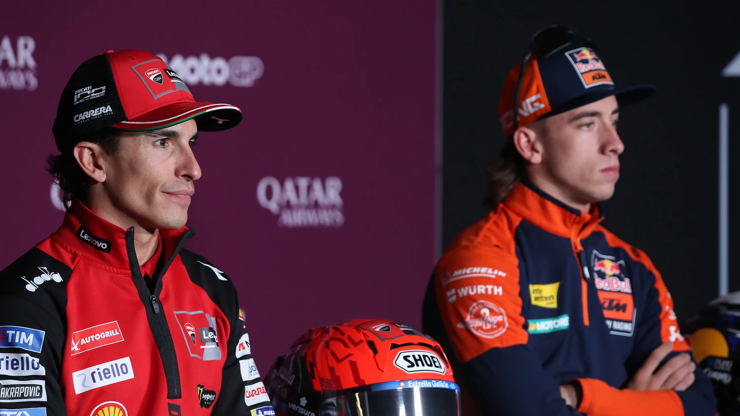 Marc Márquez y Pedro Acosta Marc Márquez y Pedro Acosta