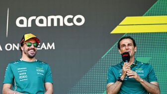Fernando Alonso y Pedro de la Rosa