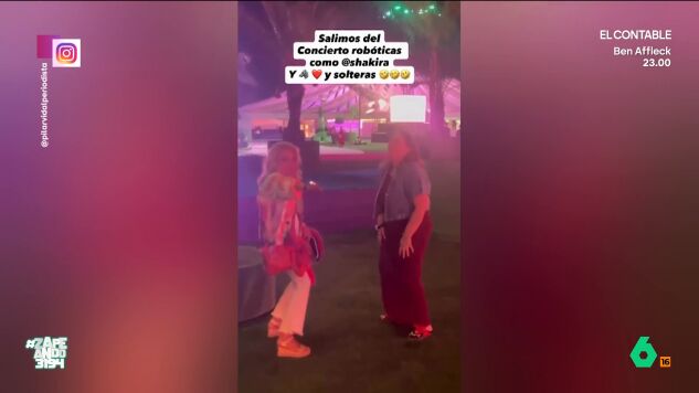 Pilar Vidal y Lydia Lozano estuvieron en uno de los primeros conciertos de Shakira en Madrid y quedaron alucinadas con los movimientos de la cantante colombiana, que ellas mismas intentaron replicar en un v&iacute;deo.