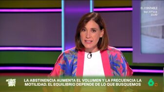 Boticaria Garc&iacute;a analiza los estudios sobre calidad del semen y frecuencia de la eyaculaci&oacute;n y explica que "acumular durante muchos d&iacute;as puede darte m&aacute;s cantidad, pero no significa m&aacute;s calidad".