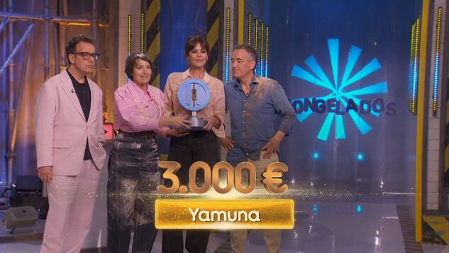 El equipo de Silvia Abril gana Congelados y dona los 3.000 euros a Yamuna, ONGD de ayuda a la infancia en Madagascar