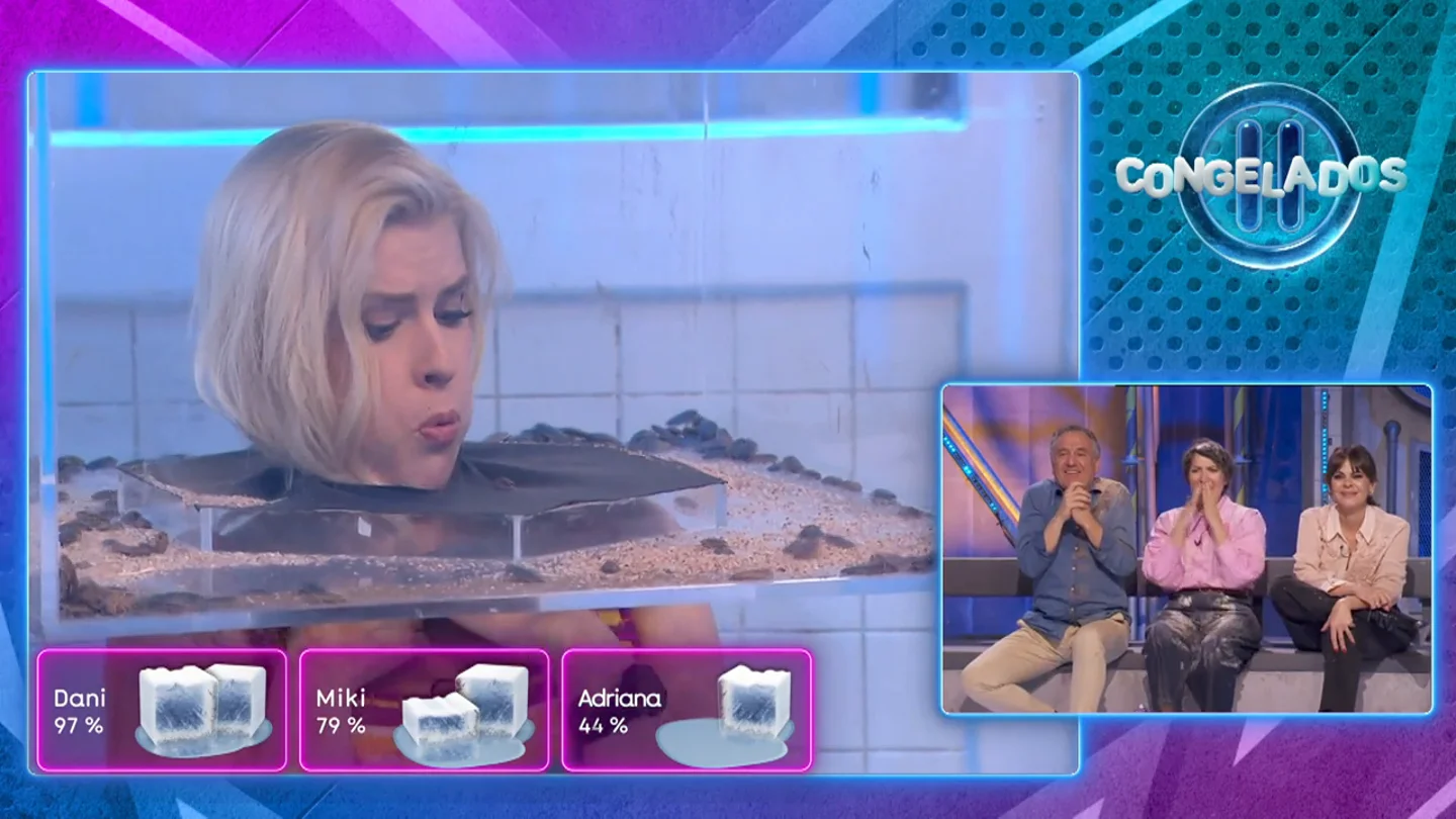 Una invasión de cucarachas aterroriza la gran final de Congelados llevando a Adriana Abenia al límite: "Abandono" Una invasión de cucarachas aterroriza la gran final de 'Congelados' llevando a Adriana Abenia al límite: "Abandono"