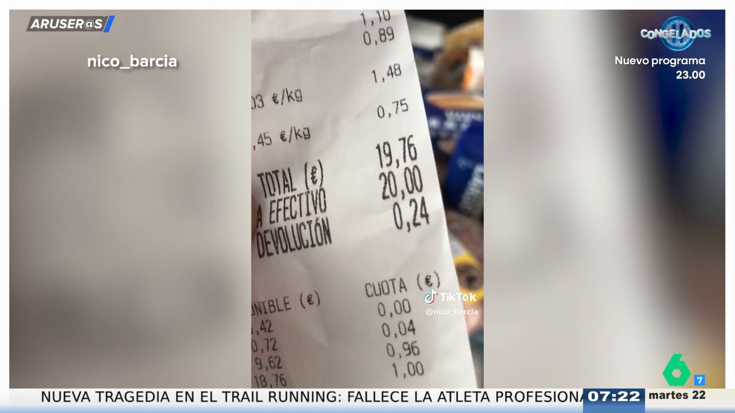 Los colaboradores de Aruser@s no dan cr&eacute;dito a una compra de 20 euros para comer toda la semana