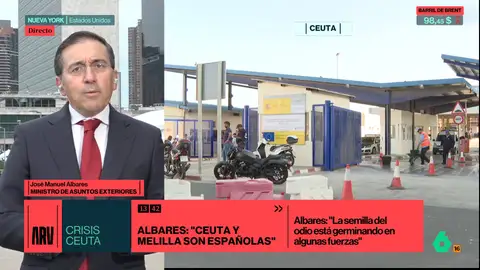 Albares tacha de “disparate” plantear una cosoberanía de Ceuta y Melilla con Marruecos: “Bajo ningún concepto” Albares tacha de “disparate” plantear una cosoberanía de Ceuta y Melilla con Marruecos: “Bajo ningún concepto”