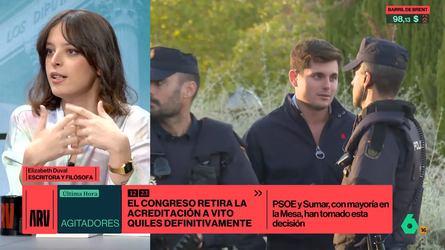 Duval: "El PP se lo tiene que hacer mirar porque ha alentado a Vito Quiles" Duval: "El PP se lo tiene que hacer mirar porque ha alentado a Vito Quiles"