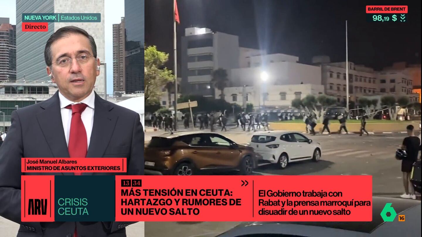 Albares asegura que Marruecos "va a aceptar el retorno" de los migrantes y que "har&aacute; todo lo necesario" para evitar una nueva entrada masiva