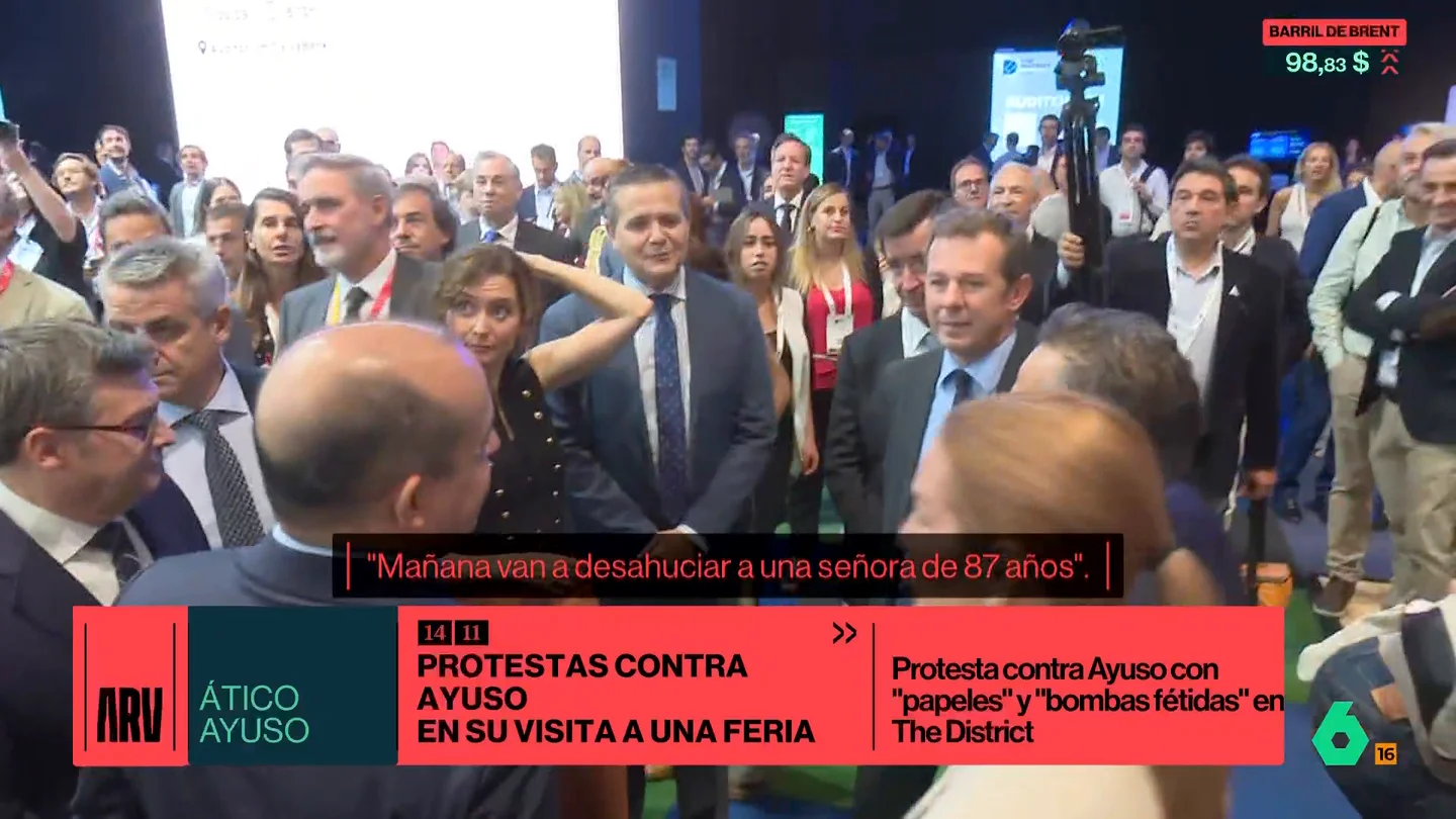 Protesta del Sindicato de Inquilinas contra Ayuso en Madrid Protesta del Sindicato de Inquilinas contra Ayuso en Madrid