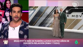Juan Sanguino analiza en Zapeando qu&eacute; dicen las revistas de la visita de Brad Pitt a Espa&ntilde;a con su novia, la madrile&ntilde;a In&eacute;s de Ram&oacute;n, y desvela algunas excentricidades del actor que se han visto en San Sebasti&aacute;n.