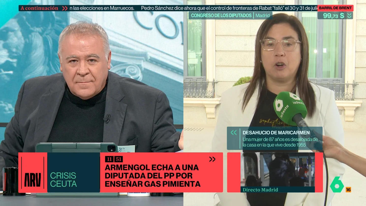 Entrevista a Ana Vázquez en Al Rojo Vivo Entrevista a Ana Vázquez en Al Rojo Vivo