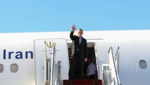 Masoud Pezeshkian, antes de volar a Nueva York para asistir a la Asamblea General de la ONU