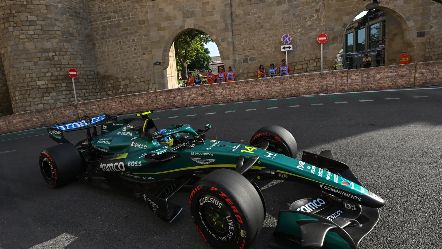 Fernando Alonso, en Azerbaiyán Fernando Alonso, en Azerbaiyán