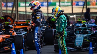 Max Verstappen y Fernando Alonso
