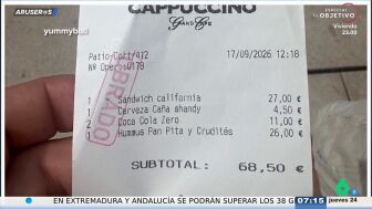 "&iquest;El s&aacute;ndwich viene de California?": la cuenta de 68,50 euros en una cafeter&iacute;a de Palma que desata las cr&iacute;ticas en redes