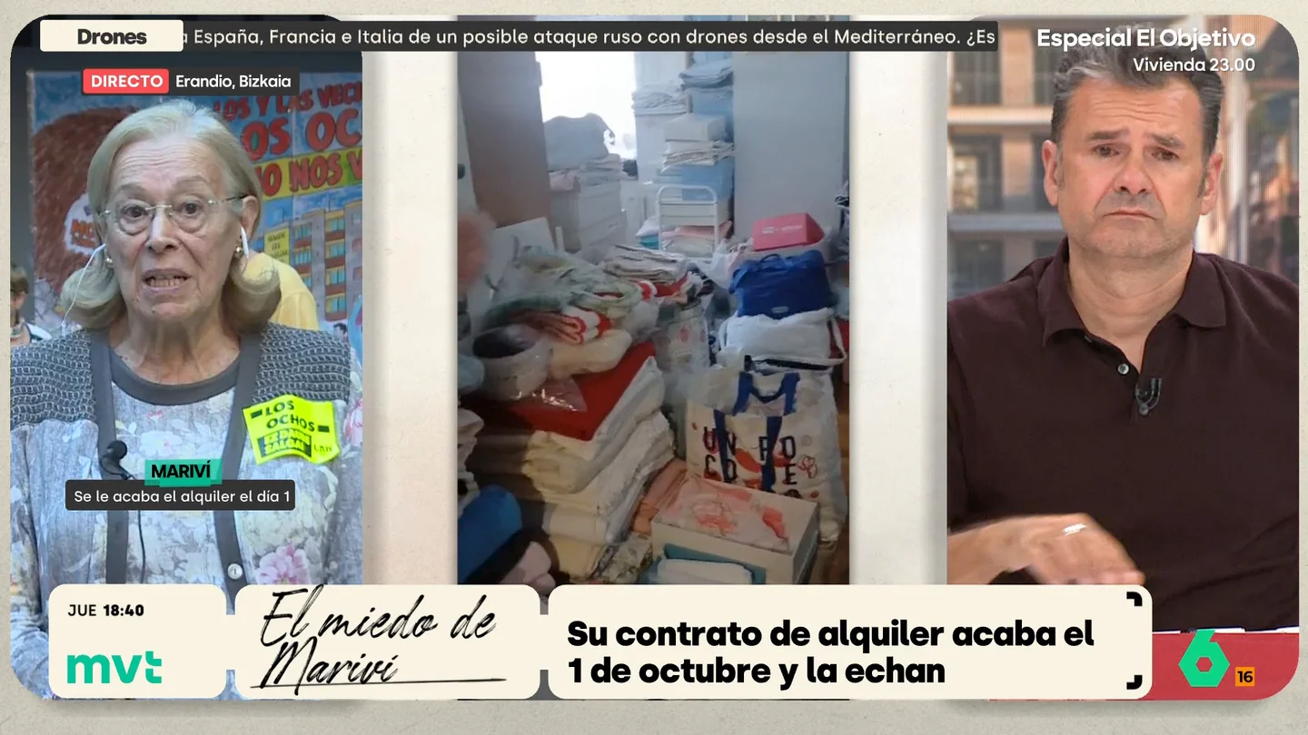 Marivi, 78 años, afronta un desahucio inminente: "Donde vaya yo irán mis cosas, me tengo que morir con ellas" Más Vale Tarde habla con Marivi, una mujer de 78 años al que el fondo propietario de su casa no quiere renovarle el alquiler. De hecho, mientras ella todavía vive ahí, ya existen anuncios que tienen su casa en venta.