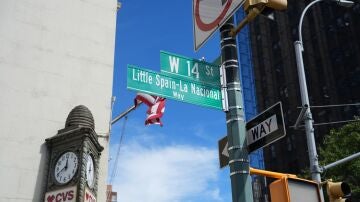 Inauguraci&oacute;n del nuevo nombre de la calle 14 como 'Little Spain' en homenaje a la comunidad hispana en Nueva York