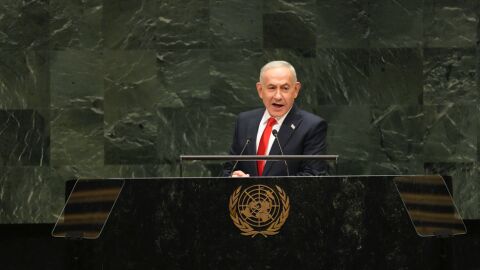 Benjam&iacute;n Netanyahu en la ONU