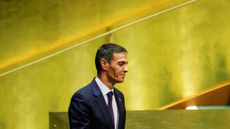 Pedro S&aacute;nchez, durante la Asamblea General de la ONU en septiembre de 2026