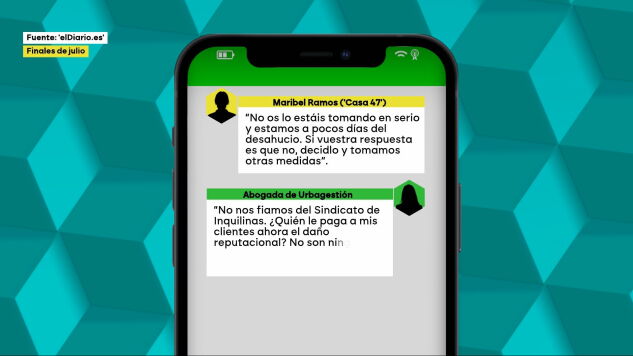 Mensajes entre 'Casa 47' y la abogada de Urbagesti&oacute;n