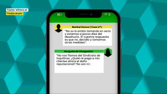 Mensajes entre 'Casa 47' y la abogada de Urbagesti&oacute;n