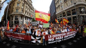 Marcha en apoyo de la defensa de Ceuta y para exigir la convocatoria de elecciones generales