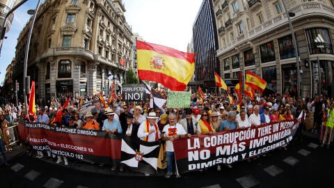 Marcha en apoyo de la defensa de Ceuta y para exigir la convocatoria de elecciones generales
