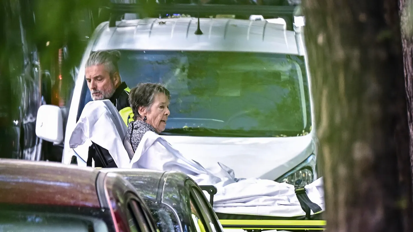 Maricarmen, una anciana de 87 años tras ser desahuciada este miércoles de su vivienda Maricarmen, una anciana de 87 años tras ser desahuciada este miércoles de su vivienda