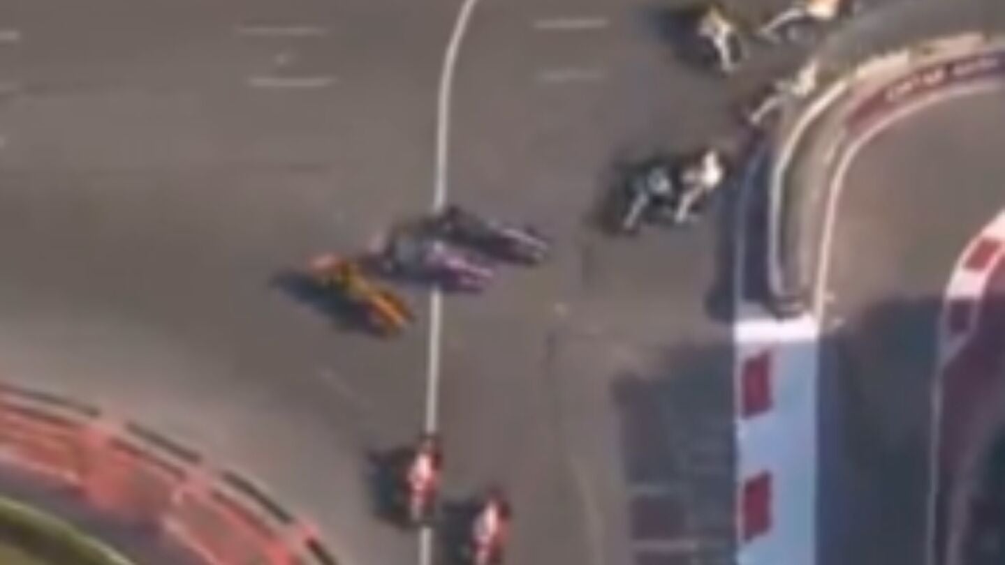 Franco Colapinto, Lando Norris y Pierre Gasly 