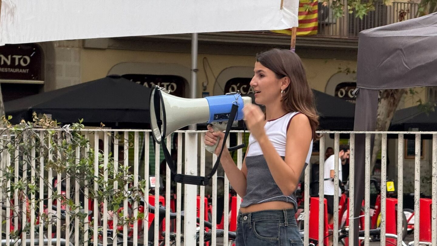 La portavoz del Sindicat de Llogateres, Carme Arcarazo