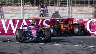 Franco Colapinto y Lando Norris
