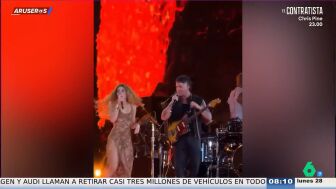 Angie C&aacute;rdenas, tras ver a Shakira y Alejandro Sanz interpretando 'La tortura' en el concierto de Madrid: "C&oacute;mo nos gustar&iacute;a..:"