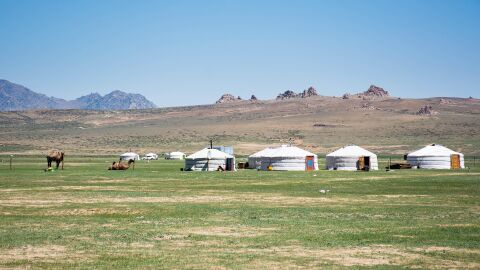 Gers en Mongolia