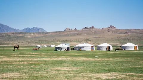 Gers en Mongolia Gers en Mongolia