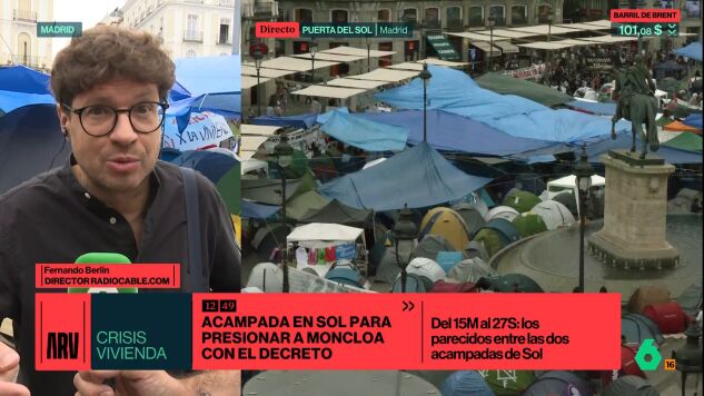 Fernando Berl&iacute;n, sobre la acampada en Sol: "Si el decreto no es lo suficientemente osado va a ser muy dif&iacute;cil que calme los &aacute;nimos"