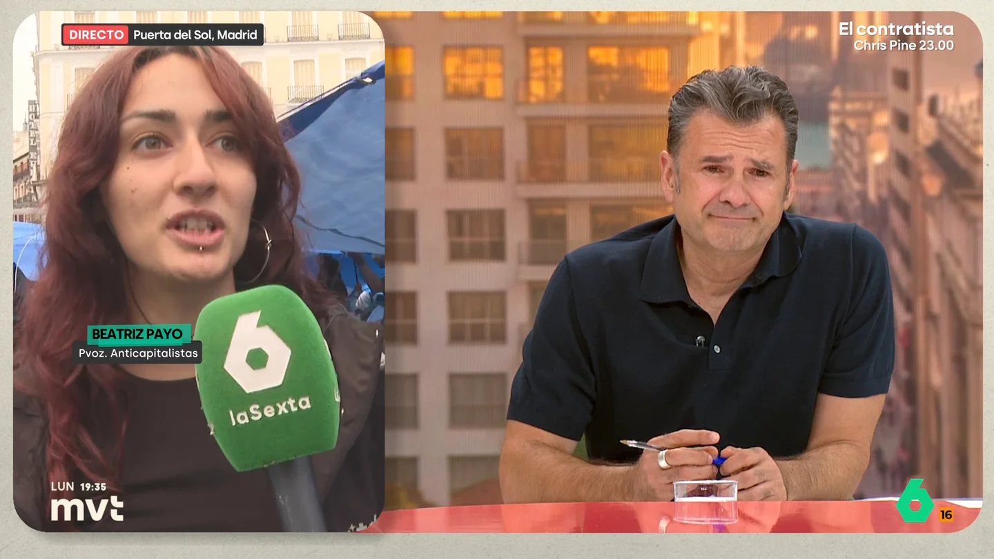 Beatriz Payo, sobre la vivienda: "O se ponen medidas encima de la mesa o muchas de nosotras no vamos a tener vida propia" La joven se encuentra acampando en la Puerta del Sol por la vivienda. Como expone, muchos votantes de izquierda están muy desencantados con los ocho años de gobierno progresista ante la falta de cambios en nuestro país.