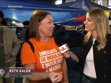Ruth Gal&aacute;n, del Sindicato de Inquilinas, cataloga de "s&aacute;dico" el trato de Urbagesti&oacute;n a Maricarmen