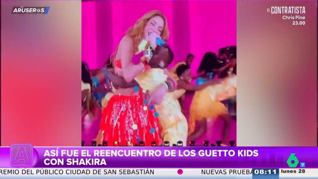 El emotivo reencuentro de Shakira con los ni&ntilde;os de los Ghetto Kids en Madrid: "Y adem&aacute;s, triunfaron sobre el escenario"