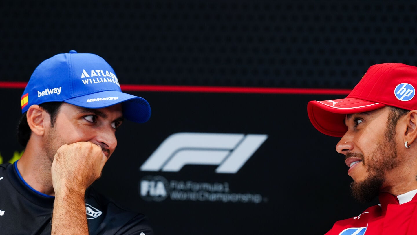Carlos Sainz y Lewis Hamilton