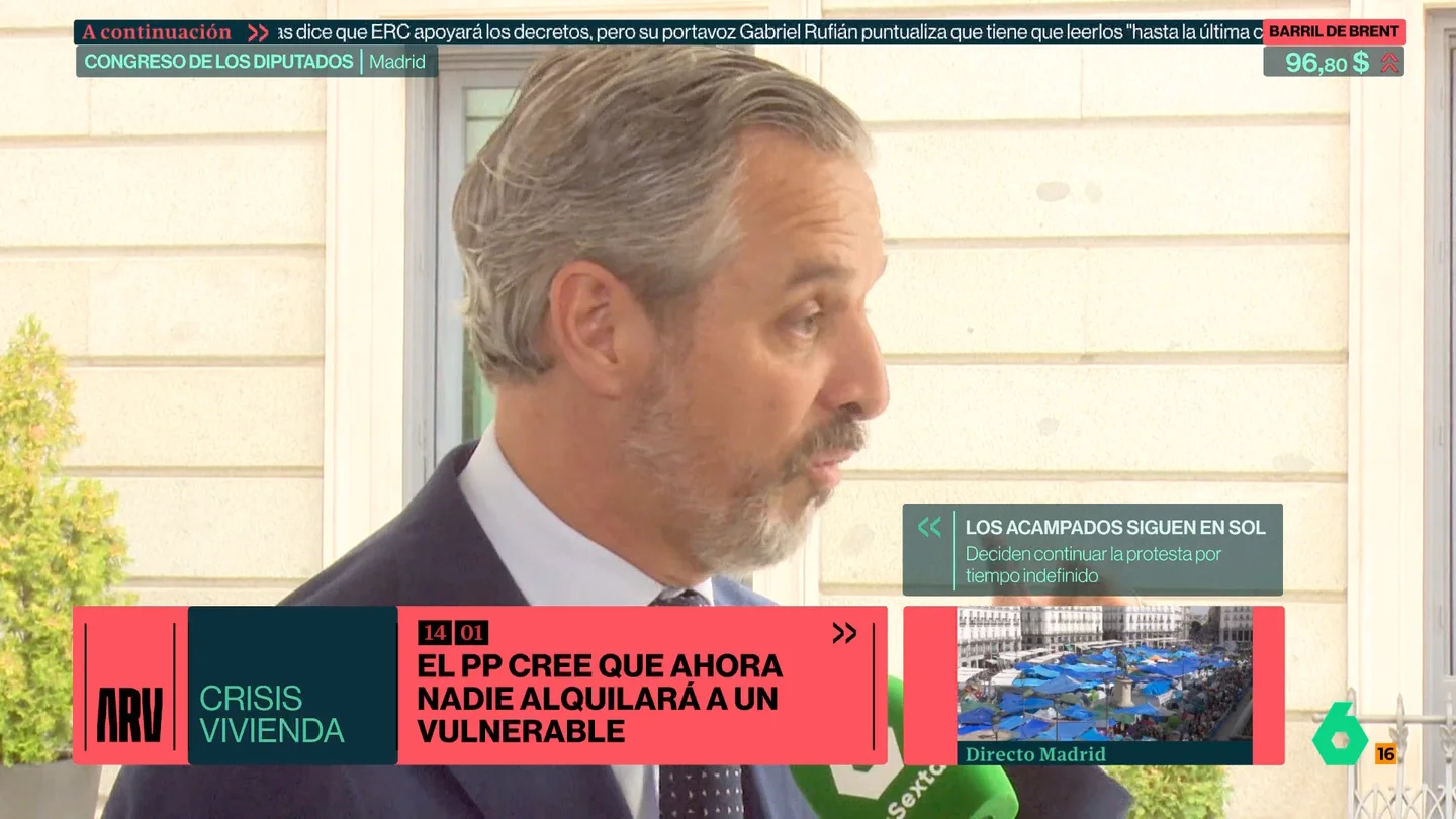 Juan Bravo (PP), en contra del decreto de vivienda: "Para proteger a los vulnerables, hay que hacer justo lo contrario de lo que propone el Gobierno" Juan Bravo (PP), en contra del decreto de vivienda: "Para proteger a los vulnerables, hay que hacer justo lo contrario de lo que propone el Gobierno"