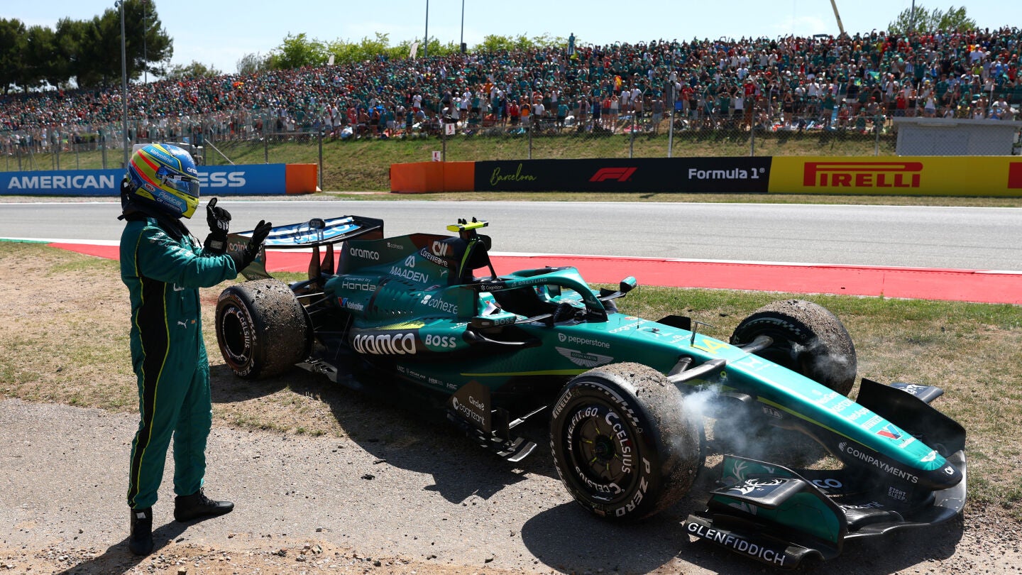 Fernando Alonso en el Gran Premio de Barcelona-Catalunya