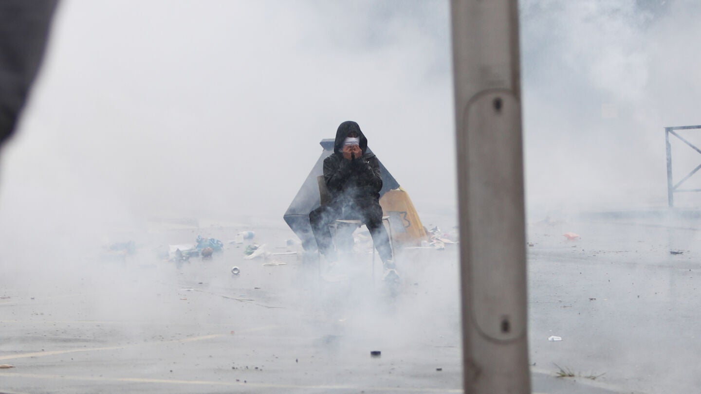 Protestas de estudiantes en Par&iacute;s, a 1 de octubre de 2026