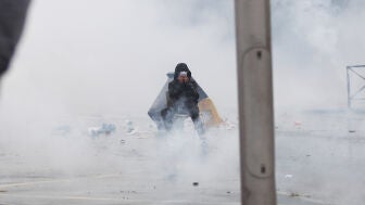 Protestas de estudiantes en Par&iacute;s, a 1 de octubre de 2026