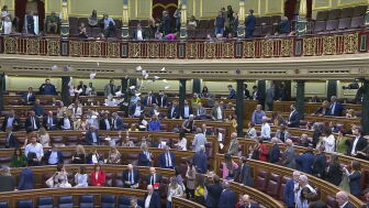 Vuelan panfletos en el Congreso