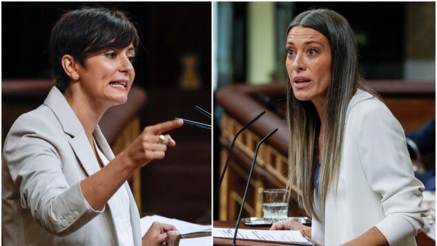 Isabel Rodr&iacute;guez, a la izquierda; a la derecha, Miriam Nogueras