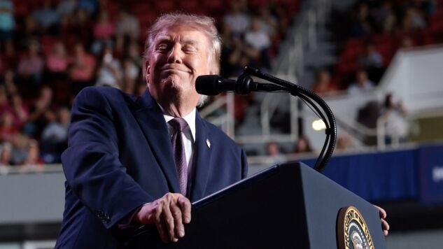 Donald Trump, en un acto